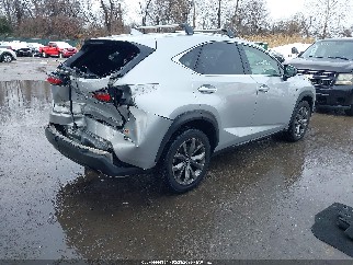 2015 Lexus NX 200t, VIN JTJYARBZ2F2008000. Photo 4 of 6 from IAAI auction. OpenDataCar US salvage catalog.