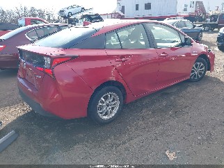 2019 Toyota Prius, VIN JTDL9RFU2K3008975. Фото 4 з 6 з аукціону IAAI. Каталог авто зі США OpenDataCar.