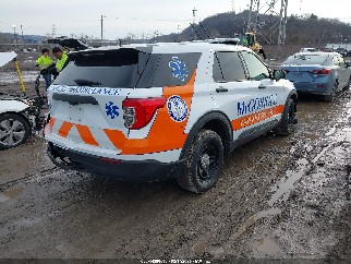 2020 Ford Police Interceptor Utility, VIN 1FM5K8AB0LGC64003. Фото 4 з 6 з аукціону IAAI. Каталог авто зі США OpenDataCar.