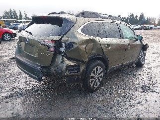 2021 Subaru Outback, VIN 4S4BTAFCXM3168719. Фото 4 з 6 з аукціону IAAI. Каталог авто зі США OpenDataCar.