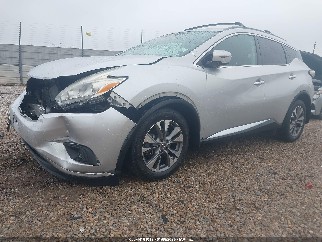 2017 Nissan Murano, VIN 5N1AZ2MG3HN129048. Фото 2 з 6 з аукціону IAAI. Каталог авто зі США OpenDataCar.