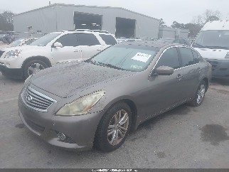 2010 Infiniti G37, VIN JN1CV6AR4AM455462. Photo 2 of 6 from IAAI auction. OpenDataCar US salvage catalog.