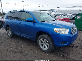 2008 Toyota Highlander, VIN JTEES41A582006547. Photo 1 of 6 from IAAI auction. OpenDataCar US salvage catalog.