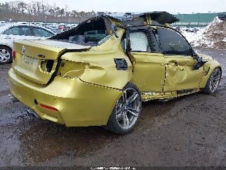 2016 Bmw M3, VIN WBS8M9C54G5D30672. Фото 4 з 6 з аукціону IAAI. Каталог авто зі США OpenDataCar.