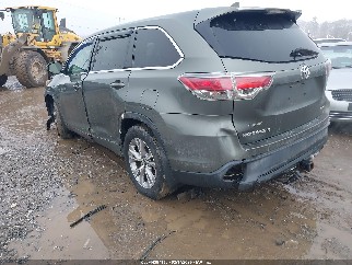 2016 Toyota Highlander, VIN 5TDBKRFH7GS354240. Фото 3 з 6 з аукціону IAAI. Каталог авто зі США OpenDataCar.