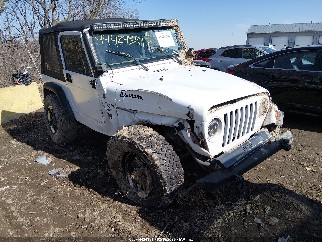 2001 Jeep Wrangler, VIN 1J4FA29P21P374177. Zdjęcie 1 z 6 z aukcji IAAI. Katalog aut z USA OpenDataCar.