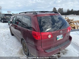 2007 Toyota Sienna, VIN 5TDZK23C37S069436. Фото 3 из 6 с аукциона IAAI. Каталог авто из США OpenDataCar.