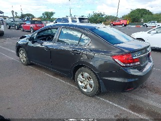 2014 Honda Civic, VIN 2HGFB2F57EH503595. Фото 3 из 6 с аукциона IAAI. Каталог авто из США OpenDataCar.