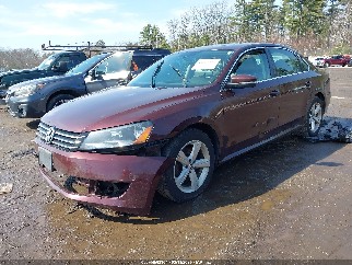 2013 Volkswagen Passat, VIN 1VWBP7A36DC046438. Фото 2 з 6 з аукціону IAAI. Каталог авто зі США OpenDataCar.