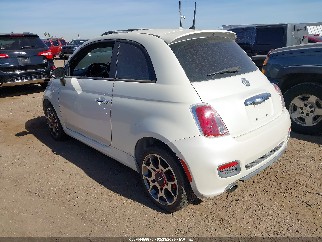 2012 Fiat 500, VIN 3C3CFFBR4CT213197. Фото 3 з 6 з аукціону IAAI. Каталог авто зі США OpenDataCar.