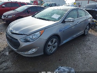 2012 Hyundai Sonata Hybrid, VIN KMHEC4A43CA043781. Фото 2 из 6 с аукциона IAAI. Каталог авто из США OpenDataCar.