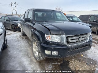 2009 Honda Ridgeline, VIN 5FPYK16559B104205. Фото 1 з 6 з аукціону IAAI. Каталог авто зі США OpenDataCar.