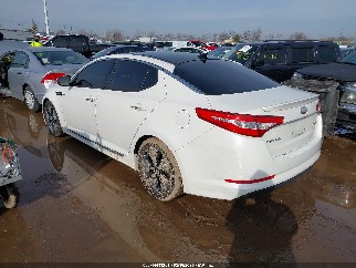 2013 Kia Optima Hybrid, VIN KNAGM4AD0D5042766. Photo 3 of 6 from IAAI auction. OpenDataCar US salvage catalog.
