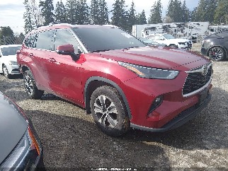 2022 Toyota Highlander, VIN 5TDGZRBHXNS595262. Фото 1 з 6 з аукціону IAAI. Каталог авто зі США OpenDataCar.