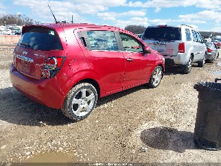 2014 Chevrolet Sonic, VIN 1G1JE6SB2E4215167. Фото 4 з 6 з аукціону IAAI. Каталог авто зі США OpenDataCar.