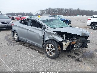 2014 Hyundai Elantra, VIN KMHDH4AE1EU080755. Zdjęcie 1 z 6 z aukcji IAAI. Katalog aut z USA OpenDataCar.