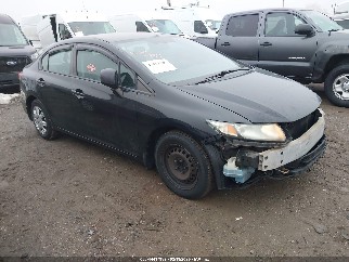 2013 Honda Civic, VIN 2HGFB2F54DH548833. Фото 1 з 6 з аукціону IAAI. Каталог авто зі США OpenDataCar.