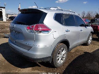 2016 Nissan Rogue, VIN KNMAT2MV9GP613149. Фото 4 з 6 з аукціону IAAI. Каталог авто зі США OpenDataCar.