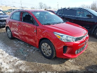 2019 Kia Rio, VIN 3KPA25AB7KE214389. Photo 1 of 6 from IAAI auction. OpenDataCar US salvage catalog.