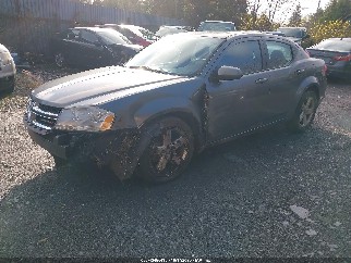 2012 Dodge Avenger, VIN 1C3CDZCB2CN312125. Фото 2 з 6 з аукціону IAAI. Каталог авто зі США OpenDataCar.