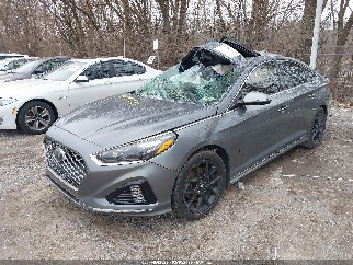 2018 Hyundai Sonata, VIN 5NPE34AB2JH677916. Фото 2 з 6 з аукціону IAAI. Каталог авто зі США OpenDataCar.