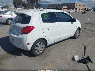 2014 Mitsubishi Mirage, VIN ML32A4HJ3EH025805. Фото 4 из 6 с аукциона IAAI. Каталог авто из США OpenDataCar.