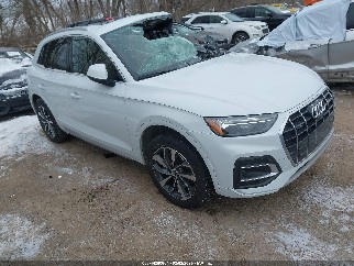 2021 Audi Q5, VIN WA1BAAFY1M2059443. Фото 1 из 6 с аукциона IAAI. Каталог авто из США OpenDataCar.