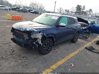 2022 Chevrolet Trailblazer, VIN KL79MVSL3NB123445. Фото 2 з 6 з аукціону IAAI. Каталог авто зі США OpenDataCar.