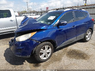 2012 Hyundai Tucson, VIN KM8JU3ACXCU422658. Фото 2 з 6 з аукціону IAAI. Каталог авто зі США OpenDataCar.