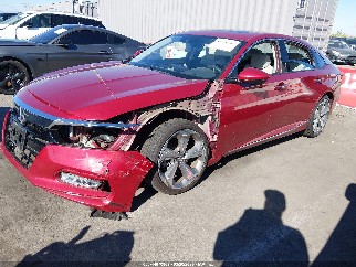 2018 Honda Accord, VIN 1HGCV1F98JA096144. Фото 2 з 6 з аукціону IAAI. Каталог авто зі США OpenDataCar.