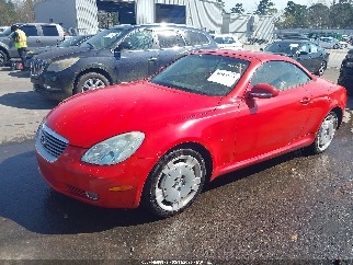 2003 Lexus SC 430, VIN JTHFN48Y630043466. Фото 2 из 6 с аукциона IAAI. Каталог авто из США OpenDataCar.