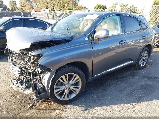 2013 Lexus RX 450h, VIN JTJZB1BA1D2006832. Фото 2 з 6 з аукціону IAAI. Каталог авто зі США OpenDataCar.