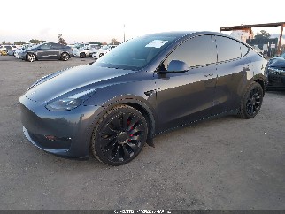 2021 Tesla Model Y, VIN 5YJYGDEF2MF270549. Фото 2 з 6 з аукціону IAAI. Каталог авто зі США OpenDataCar.