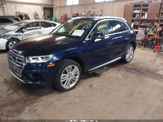 2018 Audi Q5, VIN WA1BNAFY4J2016053. Фото 2 з 6 з аукціону IAAI. Каталог авто зі США OpenDataCar.