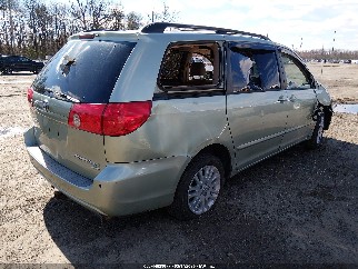 2008 Toyota Sienna, VIN 5TDBK22C18S009563. Фото 4 из 6 с аукциона IAAI. Каталог авто из США OpenDataCar.