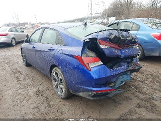 2023 Hyundai Elantra, VIN KMHLS4AG3PU617904. Фото 3 из 6 с аукциона IAAI. Каталог авто из США OpenDataCar.