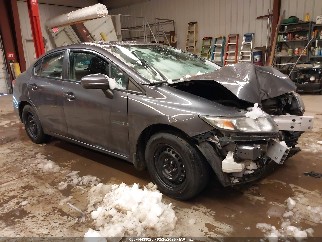 2015 Honda Civic, VIN 19XFB2F53FE236631. Photo 1 of 6 from IAAI auction. OpenDataCar US salvage catalog.