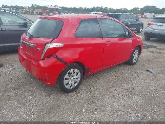 2012 Toyota Yaris, VIN JTDJTUD36CD511152. Фото 4 з 6 з аукціону IAAI. Каталог авто зі США OpenDataCar.