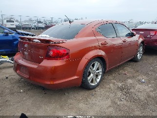 2012 Dodge Avenger, VIN 1C3CDZCB7CN211887. Фото 4 з 6 з аукціону IAAI. Каталог авто зі США OpenDataCar.