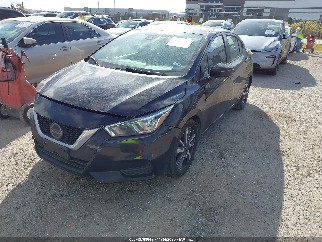 2021 Nissan Versa, VIN 3N1CN8EV3ML873478. Фото 2 з 6 з аукціону IAAI. Каталог авто зі США OpenDataCar.