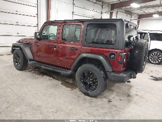 2022 Jeep Wrangler Unlimited, VIN 1C4HJXDN1NW164568. Фото 3 з 6 з аукціону IAAI. Каталог авто зі США OpenDataCar.