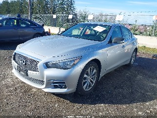 2014 Infiniti Q50, VIN JN1BV7AR9EM695131. Фото 2 з 6 з аукціону IAAI. Каталог авто зі США OpenDataCar.
