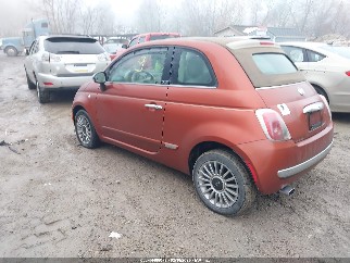 2012 Fiat 500C, VIN 3C3CFFER5CT188855. Фото 3 из 6 с аукциона IAAI. Каталог авто из США OpenDataCar.