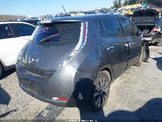 2015 Nissan Leaf, VIN 1N4AZ0CP9FC326329. Photo 4 of 6 from IAAI auction. OpenDataCar US salvage catalog.