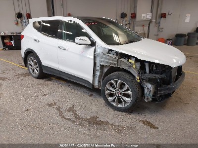 2013 Hyundai Santa Fe, VIN 5XYZUDLA9DG041766. Фото 1 из 6 с аукциона IAAI. Каталог авто из США OpenDataCar.