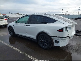 2023 Tesla Model X, VIN 7SAXCAE5XPF365297. Фото 3 из 6 с аукциона IAAI. Каталог авто из США OpenDataCar.