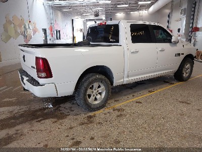 2018 Dodge Ram 1500, VIN 1C6RR7MT0JS150245. Фото 4 з 6 з аукціону IAAI. Каталог авто зі США OpenDataCar.