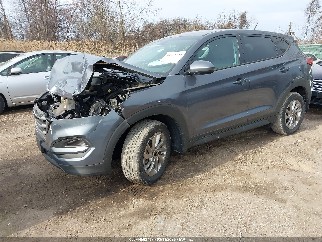 2017 Hyundai Tucson, VIN KM8J23A47HU448978. Photo 2 of 6 from IAAI auction. OpenDataCar US salvage catalog.