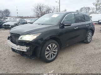 2014 Acura MDX, VIN 5FRYD4H44EB008373. Photo 2 of 6 from IAAI auction. OpenDataCar US salvage catalog.