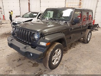 2022 Jeep Wrangler Unlimited, VIN 1C4HJXDG8NW207109. Фото 2 з 6 з аукціону IAAI. Каталог авто зі США OpenDataCar.